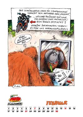 Innenansicht von „MOTOmania Kalender 2027: Monatskalender im Großformat“