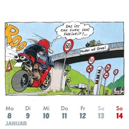 MOTOmania Postkartenkalender 2024