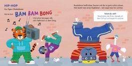 Innenansicht von „Musik zum Tanzen und Toben“