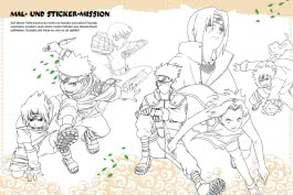 Innenansicht von „Naruto: Ninja-Stickerspaß“