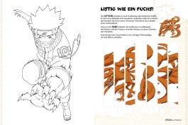 Innenansicht von „Naruto: Ninja-Stickerspaß“
