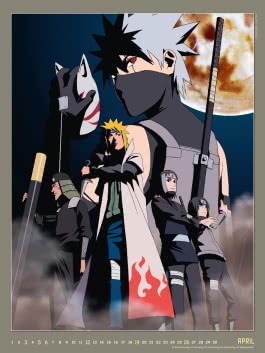 Naruto Shippuden Posterkalender 2026