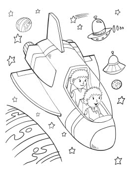 NASA: Mein Malbuch