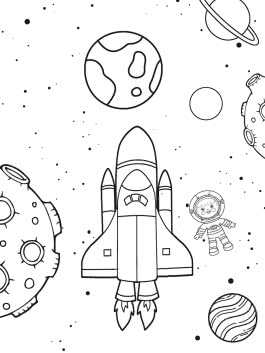 NASA: Mein Malbuch