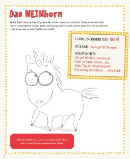 Innenansicht von „NEINhorn Mitmachbuch 2: Und ÄKTSCHEN!“