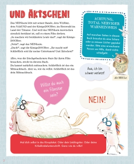 Innenansicht von „NEINhorn Mitmachbuch 2: Und ÄKTSCHEN!“