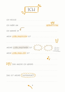 Innenansicht von „Oma und ich - unsere schönsten Momente“