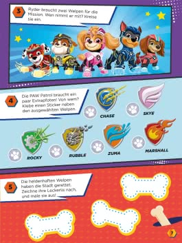 PAW Patrol - Der Mighty Kinofilm: Sticker- und Rätsel-Missionen