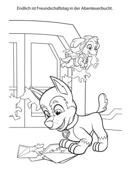 PAW Patrol: Malbuch mit Fensterstickern