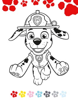 PAW Patrol Kindergartenheft: Malen nach Zahlen