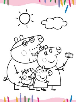 Peppa Wutz Ausmalbilder: Mein MEGA Malspaß
