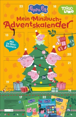 Innenansicht von „Peppa Minibuch-Adventskalender“
