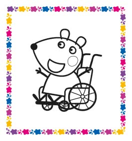 Innenansicht von „Peppa Pig: Mein Mal- und Geschichtenbuch“