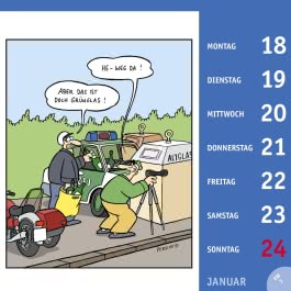 Innenansicht von „Perscheid Postkartenkalender 2027“