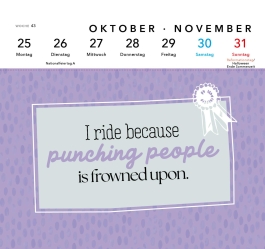 Innenansicht von „Pferdemädchen 2027 - Zum Reiten geboren, zum Ausmisten verdammt.“