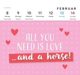 Innenansicht von „Pferdemädchen 2027 - Zum Reiten geboren, zum Ausmisten verdammt.“