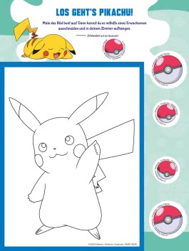 Pokémon: Große Helden - Kleine Künstler: Mein cooler Mitmachspaß