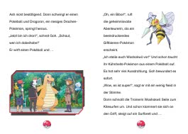 Pokémon Lesebuch: Spannende Reisen: Abenteuer in der verlorenen Stadt