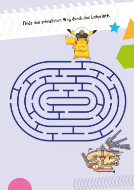 Innenansicht von „Pokémon Mein bunter Mal- und Rätselblock“