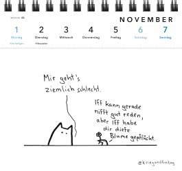 Innenansicht von „Postkartenkalender 2027“