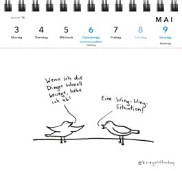 Innenansicht von „Postkartenkalender 2027“