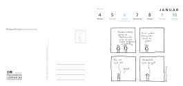 Innenansicht von „Postkartenkalender 2027“