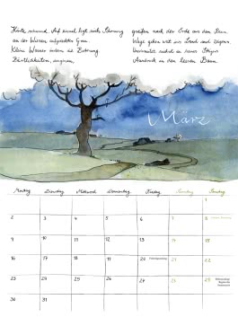Rilke-Kalender 2026  - Wandkalender