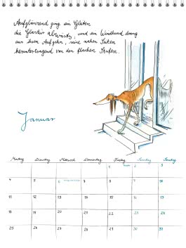 Innenansicht von „Rilke-Kalender 2027  - Wandkalender“