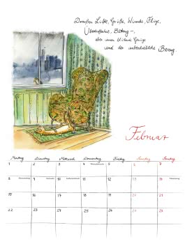 Innenansicht von „Rilke-Kalender 2027  - Wandkalender“