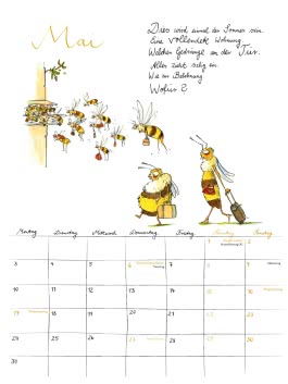 Innenansicht von „Rilke-Kalender 2027  - Wandkalender“