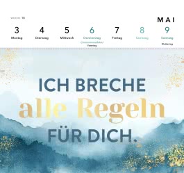 Innenansicht von „Romance-Postkartenkalender 2027 - I'm on your side“