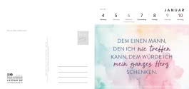 Innenansicht von „Romance-Postkartenkalender 2027 - I'm on your side“