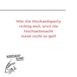 Schluss mit lustig - Alles Liebe zur Hochzeit