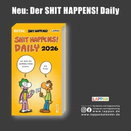 Shit happens! Postkartenkalender 2026