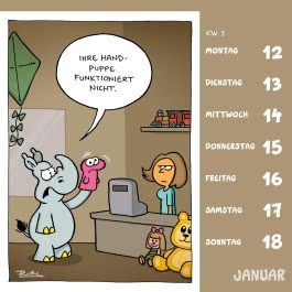 Shit happens! Postkartenkalender 2026