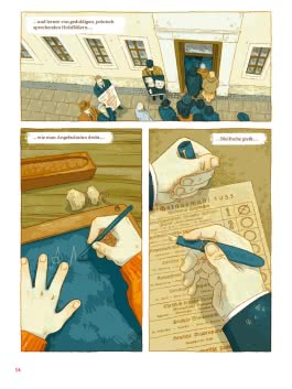 Innenansicht von „Siehst du es? Grafische Erzählungen über den Schriftsteller Siegfried Lenz“