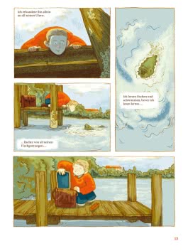 Innenansicht von „Siehst du es? Grafische Erzählungen über den Schriftsteller Siegfried Lenz“