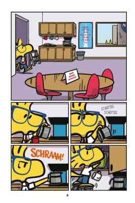 Innenansicht von „Snoopy auf dem Mars“