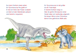 Innenansicht von „Spannende Dinosaurier-Silben-Geschichten“