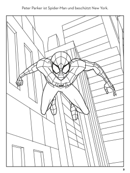 Spider-Man: Coole Ausmalbilder