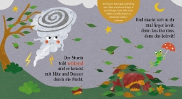 Innenansicht von „Spür in dich hinein: Regen oder Sonnenschein?“