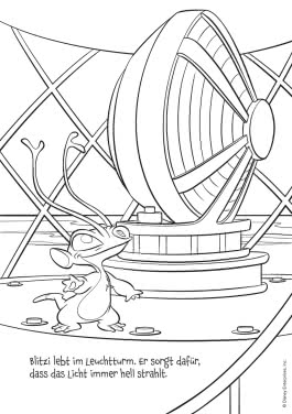 Innenansicht von „Stitch: Lustige Abenteuer zum Ausmalen“
