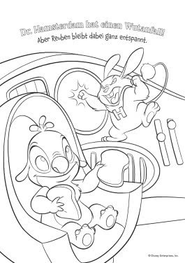 Innenansicht von „Stitch: Lustige Abenteuer zum Ausmalen“
