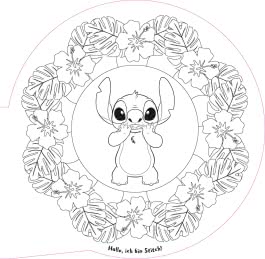 Disney Kreative Beschäftigung: Stitch: Mandala-Malspaß