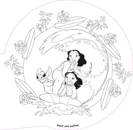 Disney Kreative Beschäftigung: Stitch: Mandala-Malspaß