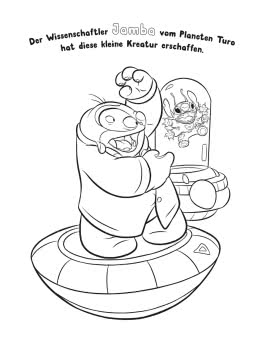 Innenansicht von „Stitch: Mein liebstes Malbuch“