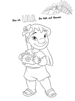 Innenansicht von „Stitch: Mein liebstes Malbuch“