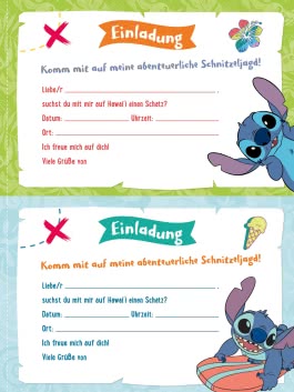 Innenansicht von „Stitch: Meine Schnitzeljagd“