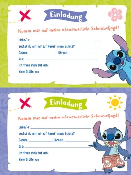 Innenansicht von „Stitch: Meine Schnitzeljagd“