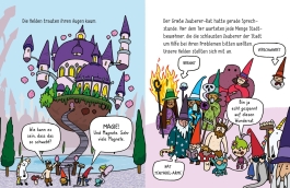 Innenansicht von „Super Happy Magic Forest und die Panik-Portale“